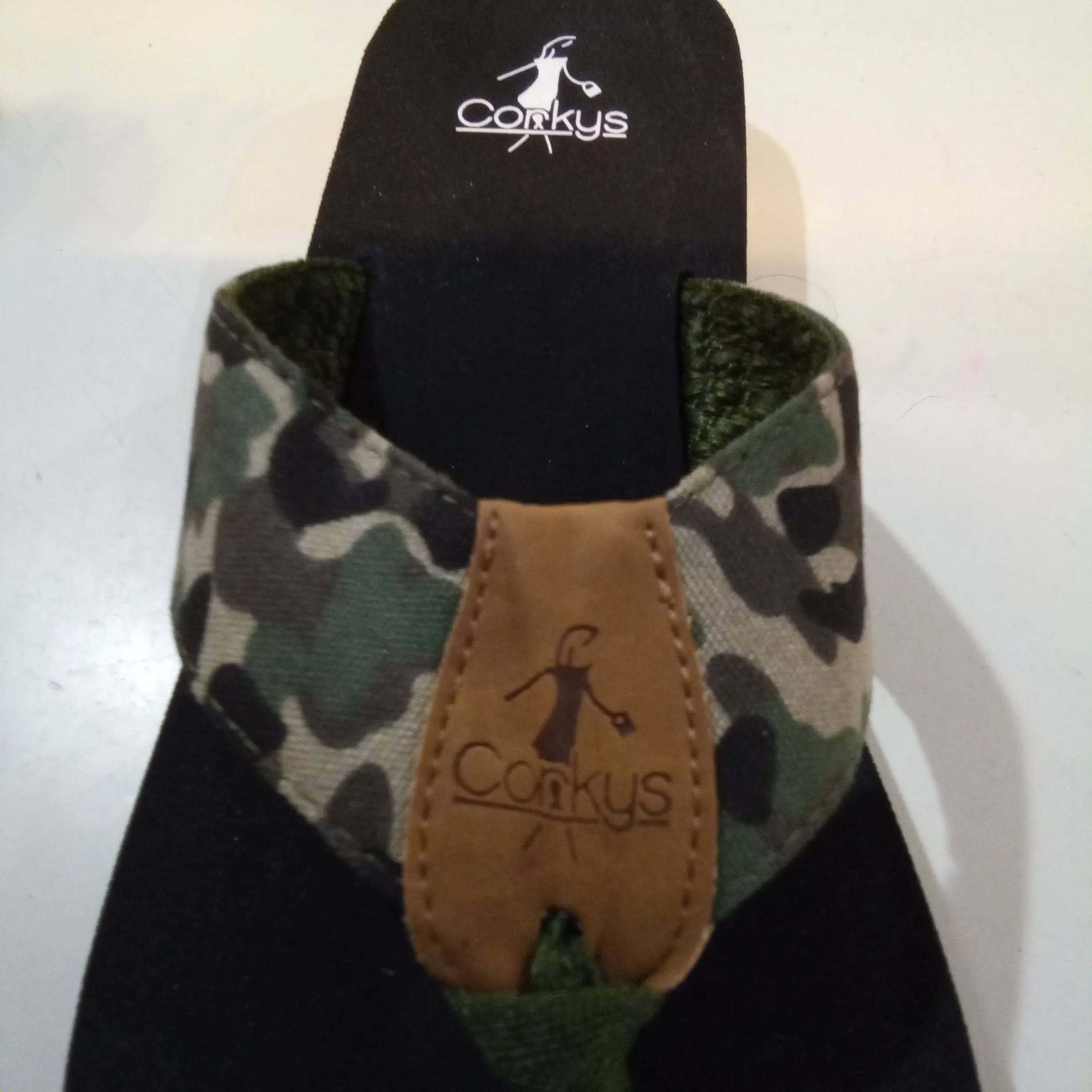 Camo Canvas Flip Flop | Corky's Trail