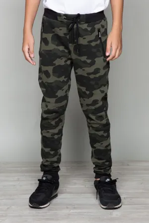 Camo Kaki Run Sweat Pants