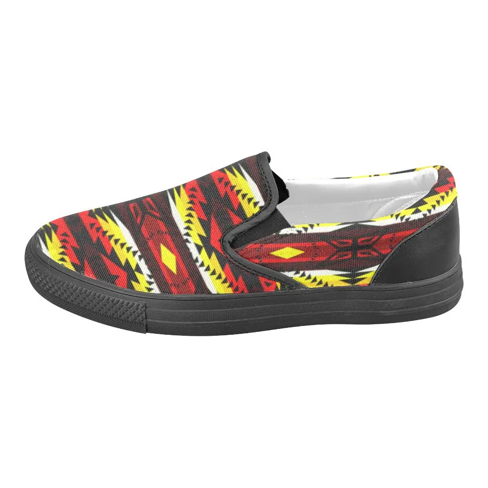 Canyon War Party Women's Unusual Slip-on Canvas Shoes