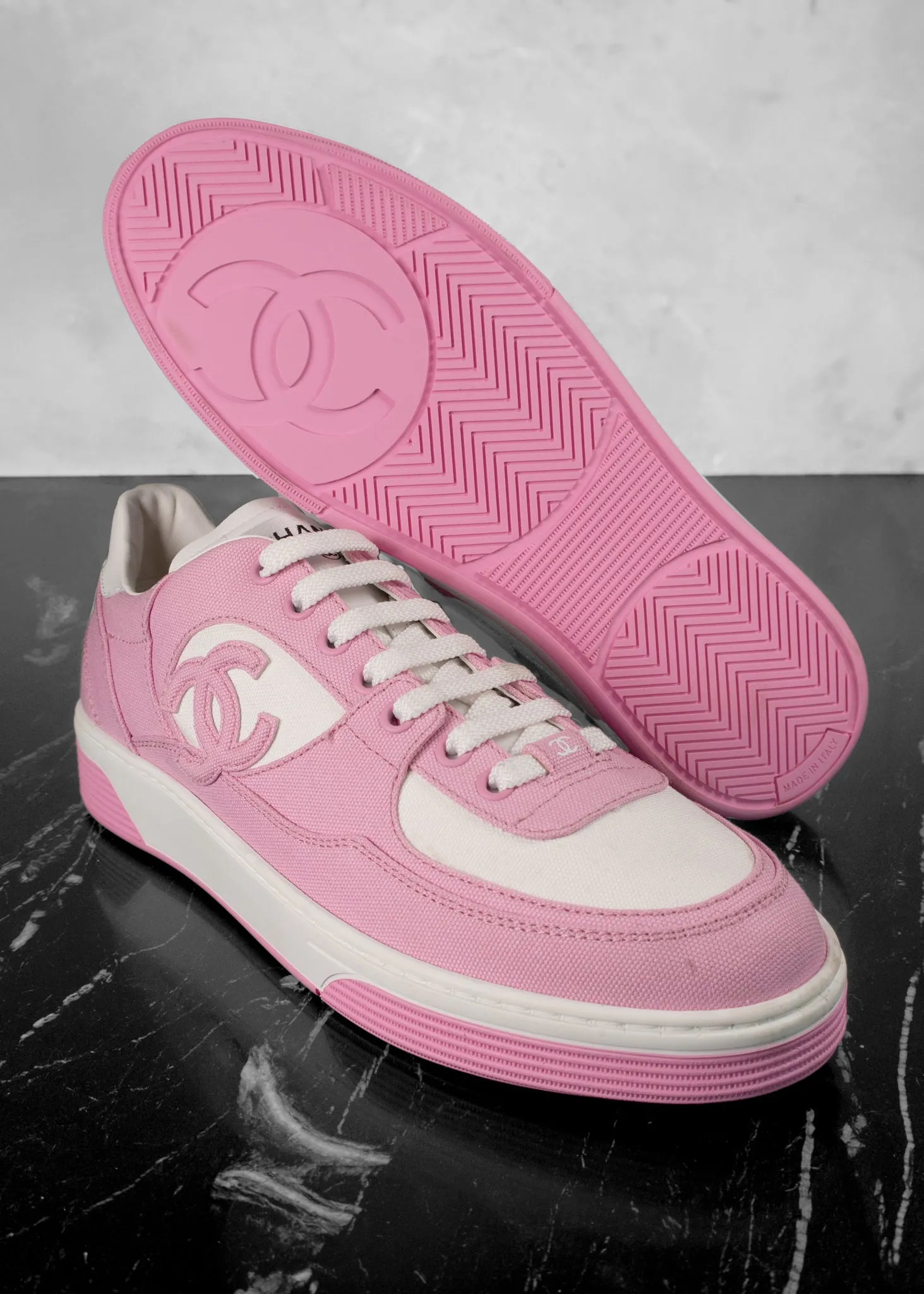 Chanel 2024 Interlocking CC Logo Sneakers