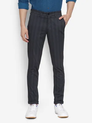 Checked Narrow Fit Causal Trouser