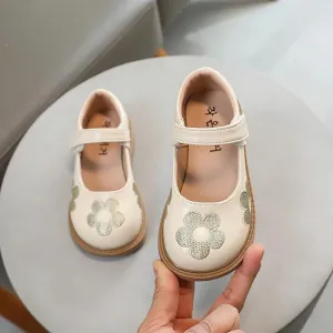 Children's Casual Shoes - Girl Kids flats - Flower Pattern- TSS209