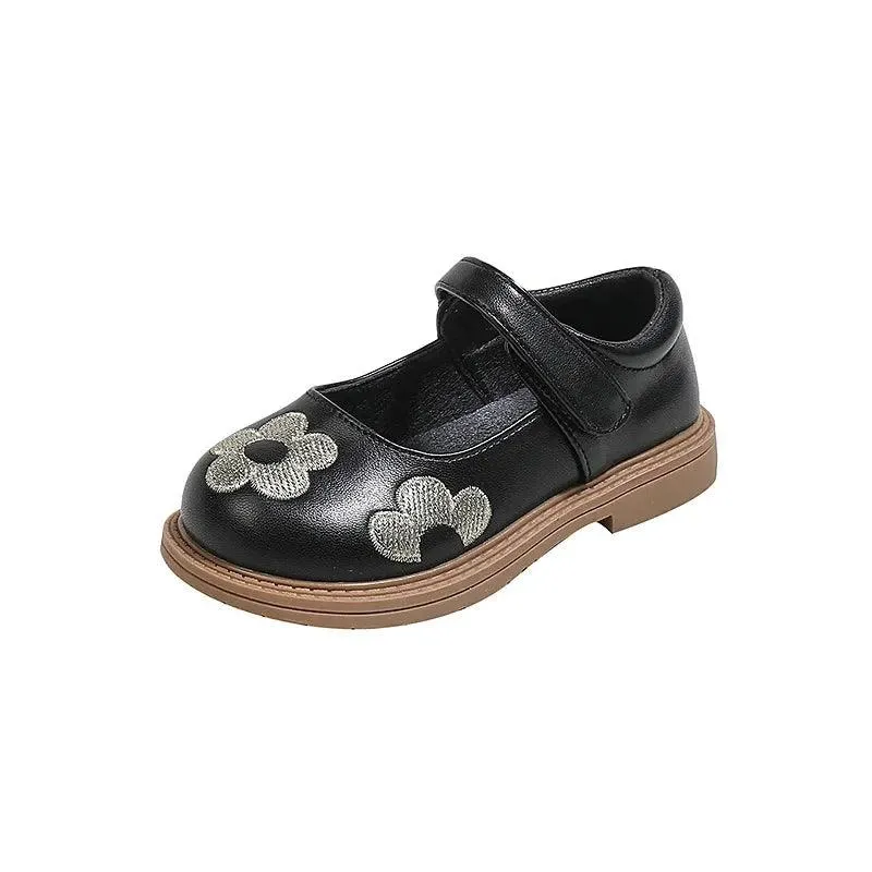 Children's Casual Shoes - Girl Kids flats - Flower Pattern- TSS209