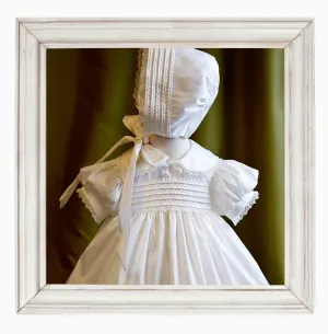 Christening Gown and Bonnet Set 'Faith'