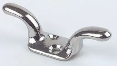 Chrome Finish Halyard Cleat