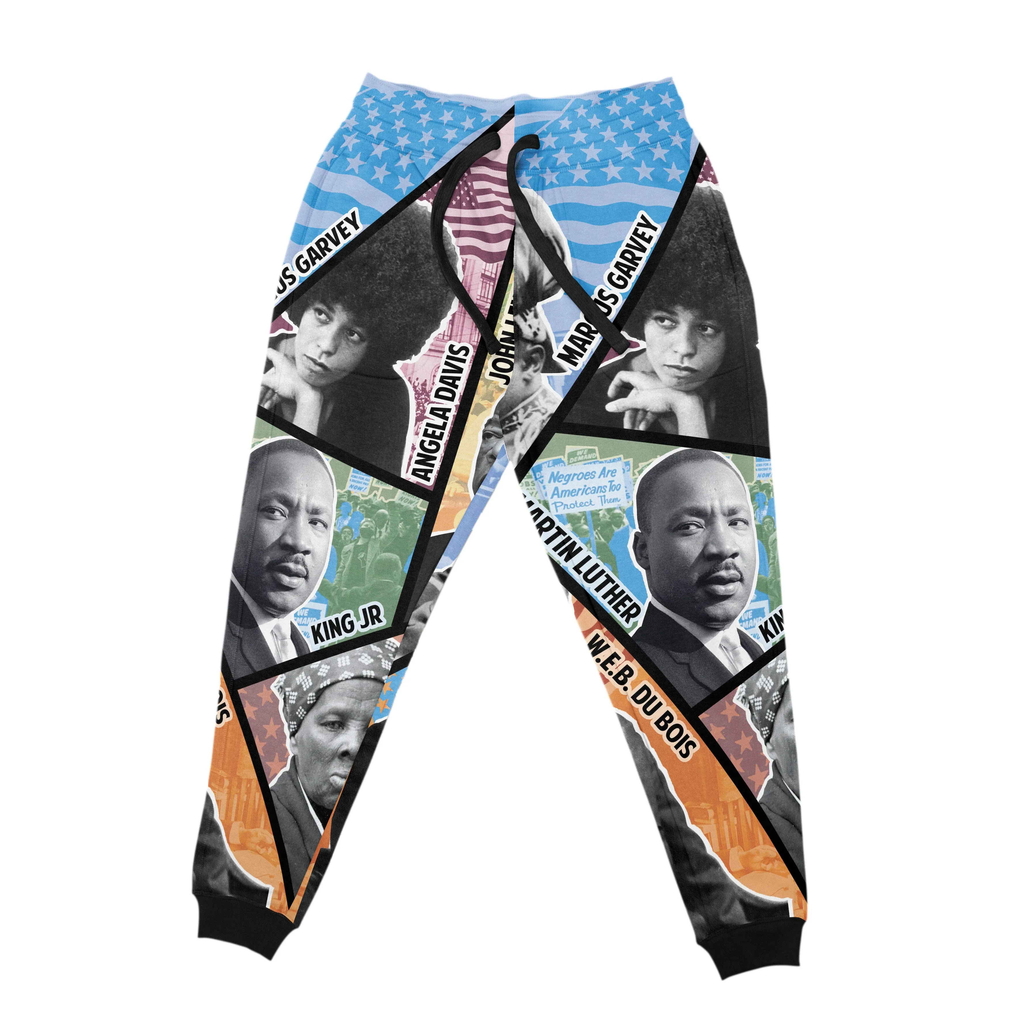 Civil Rights Icons All-over Hoodie And Joggers Set