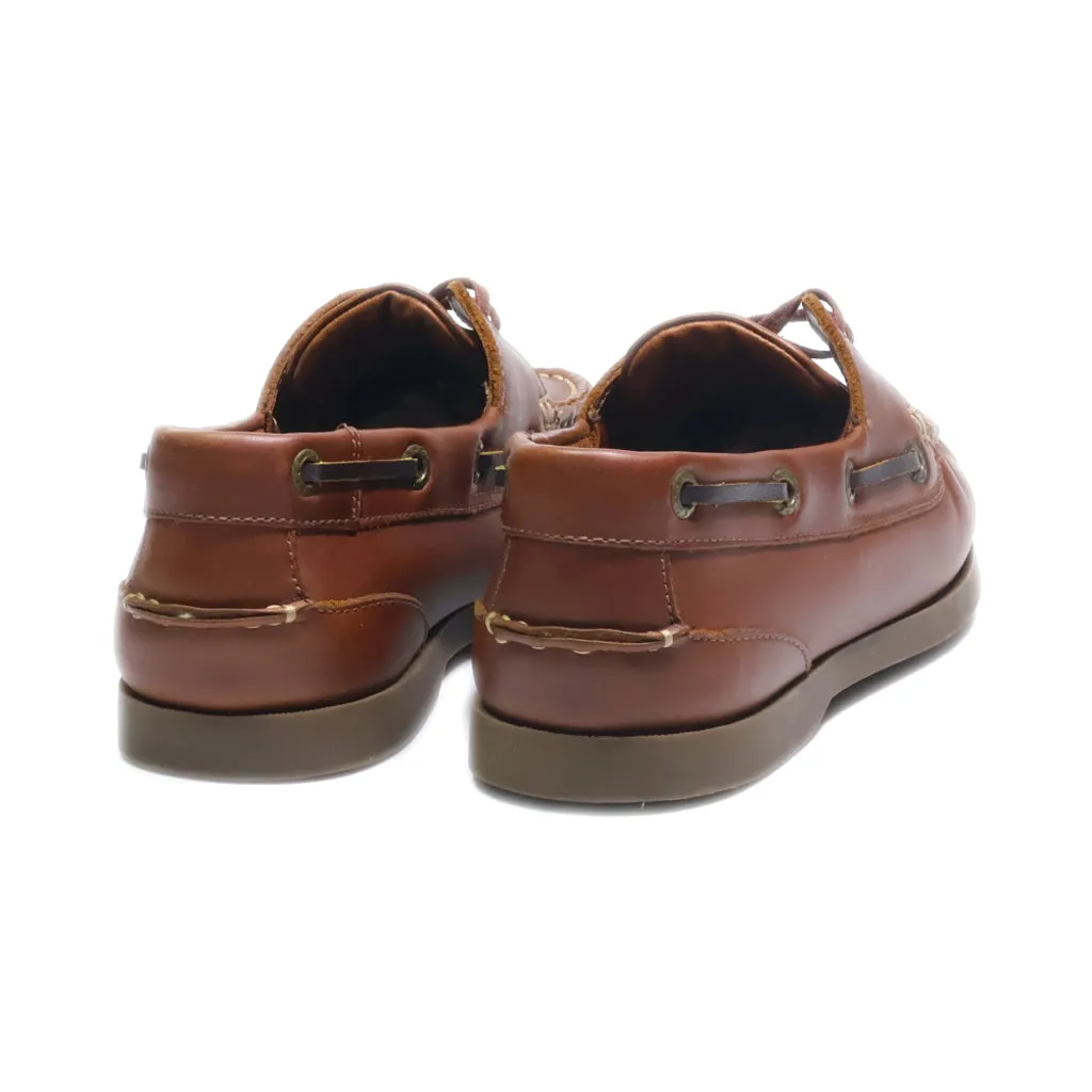 Clarks Lace-Up Shoes Leather Brown Colour For Kids