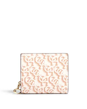 Coach Women's Chalk Snap Wallet With Coach Monogram Print