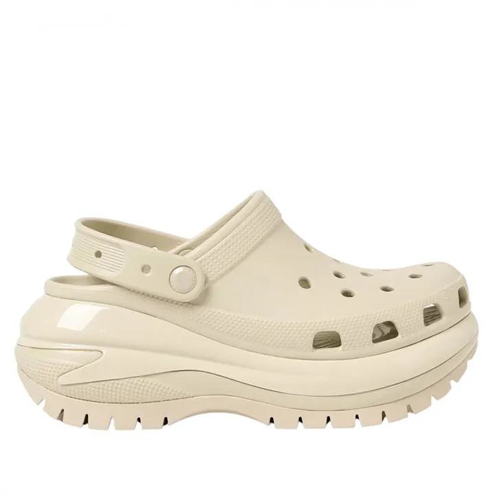 CROCS MEGA CRUSH BEIGE CLOGS