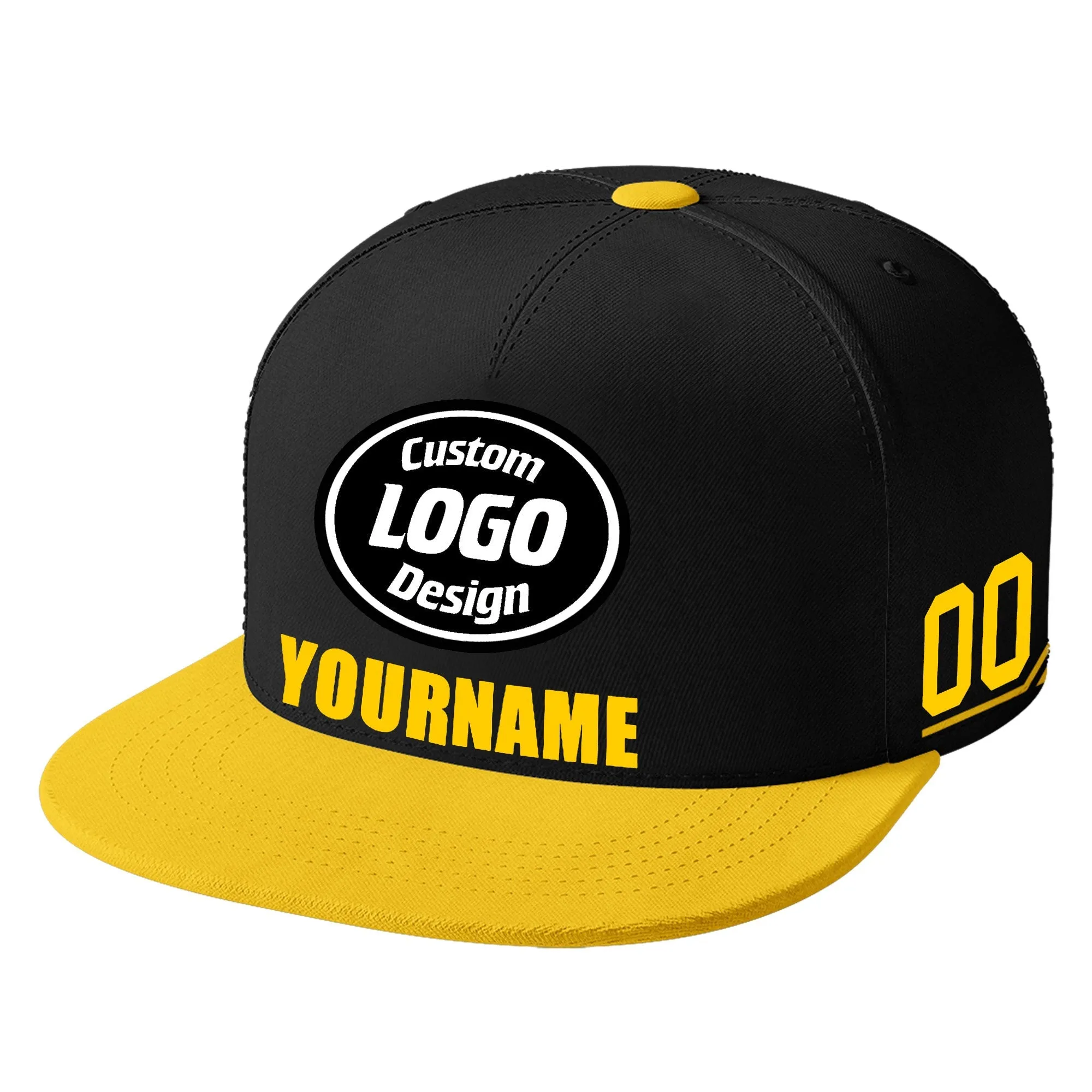 Custom Black Yellow Jersey MaxSoul Shoes and Hat Combo Offer Personalized ZH-bd0b007e-b