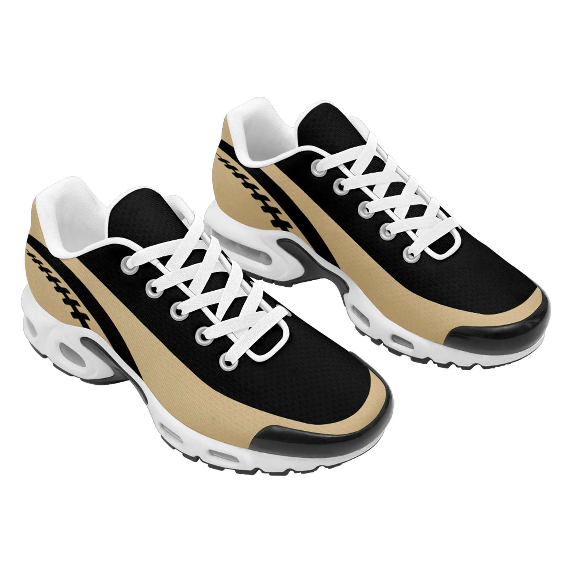 Custom Black Yellow TN Shoes Personalized Sneakers TN-D020077-18