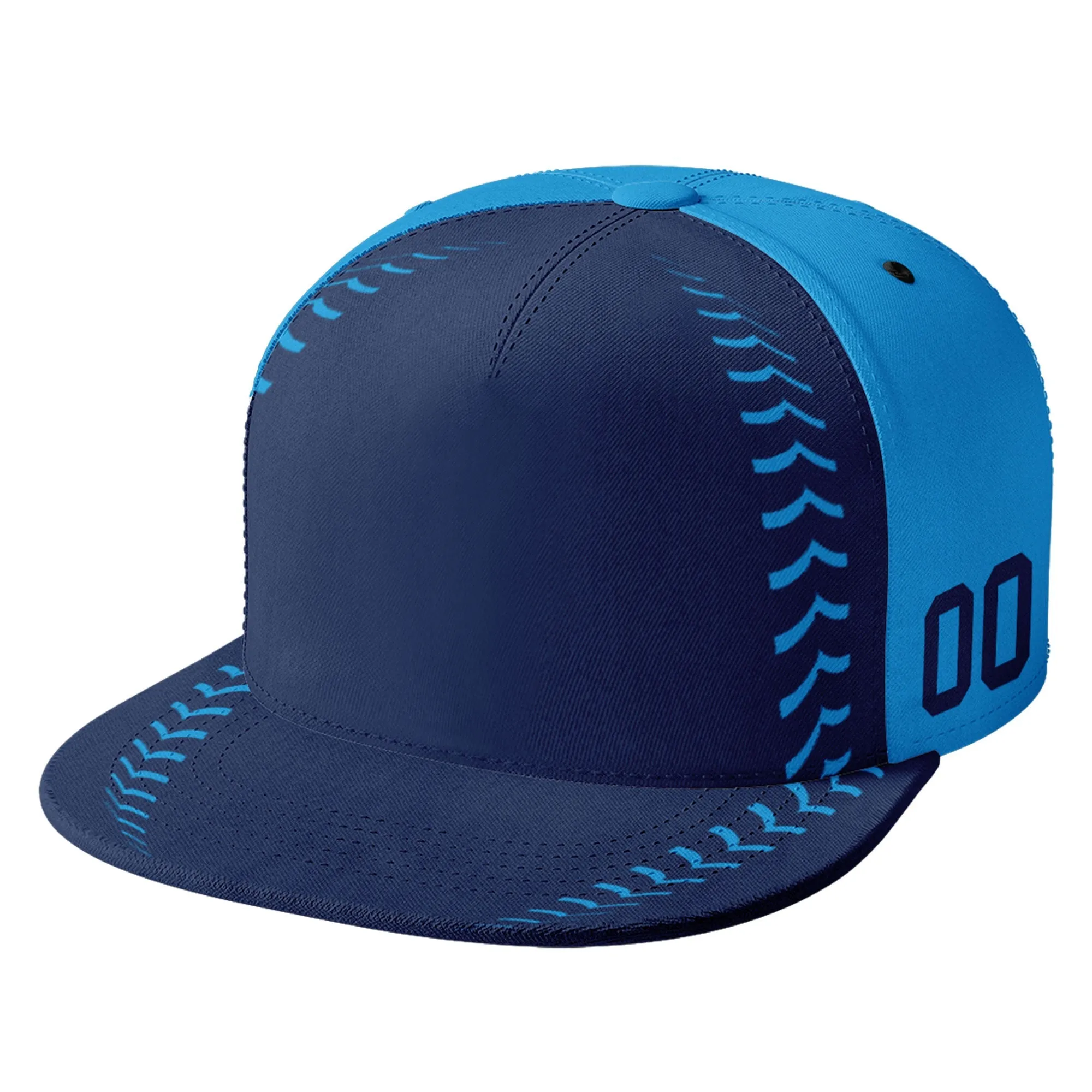 Custom Blue Jersey MaxSoul Shoes and Hat Combo Offer Personalized ZH-bd0b00e0-cc