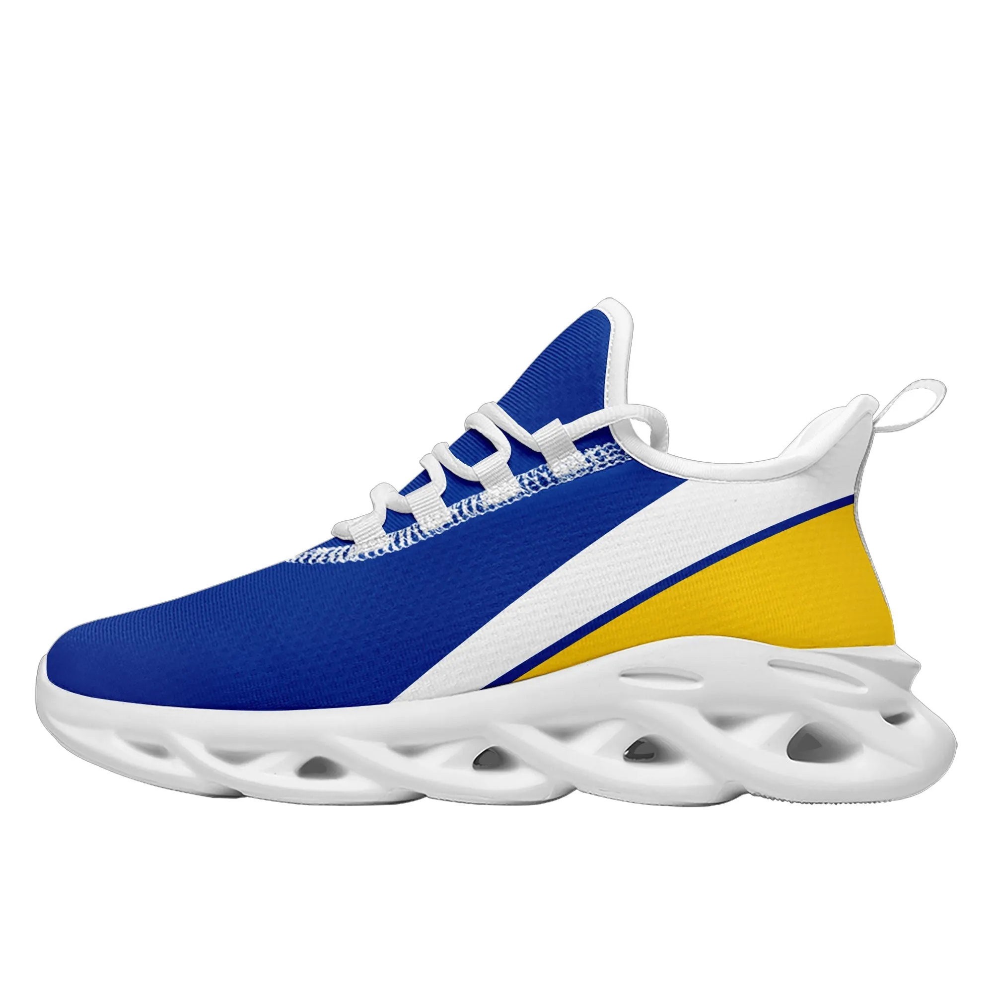 Custom Blue Yellow Jersey MaxSoul Shoes and Hat Combo Offer Personalized ZH-bd0b007e-a0