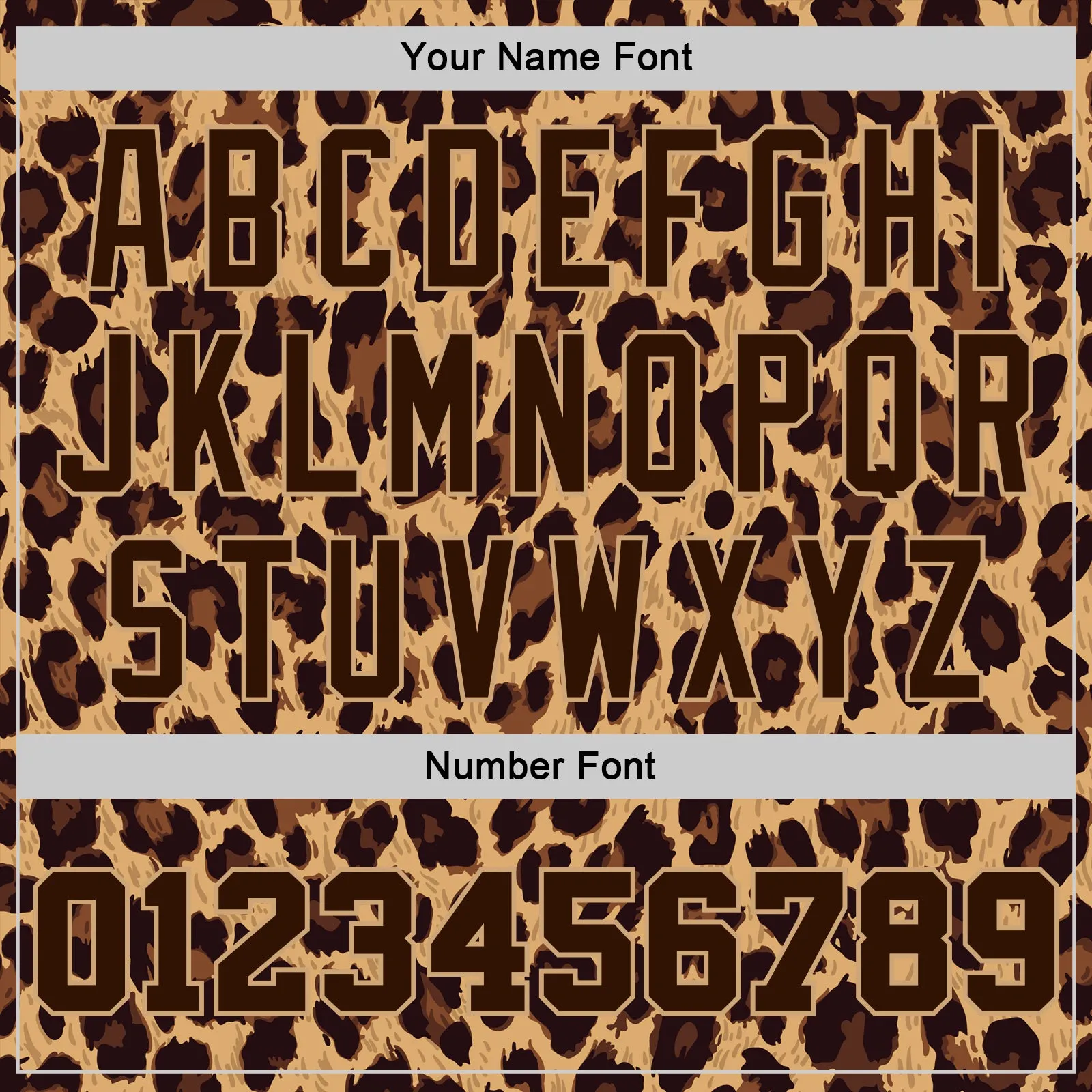 Custom Brown Brown-Old Gold 3D Pattern Design Leopard Authentic Basketball Jersey