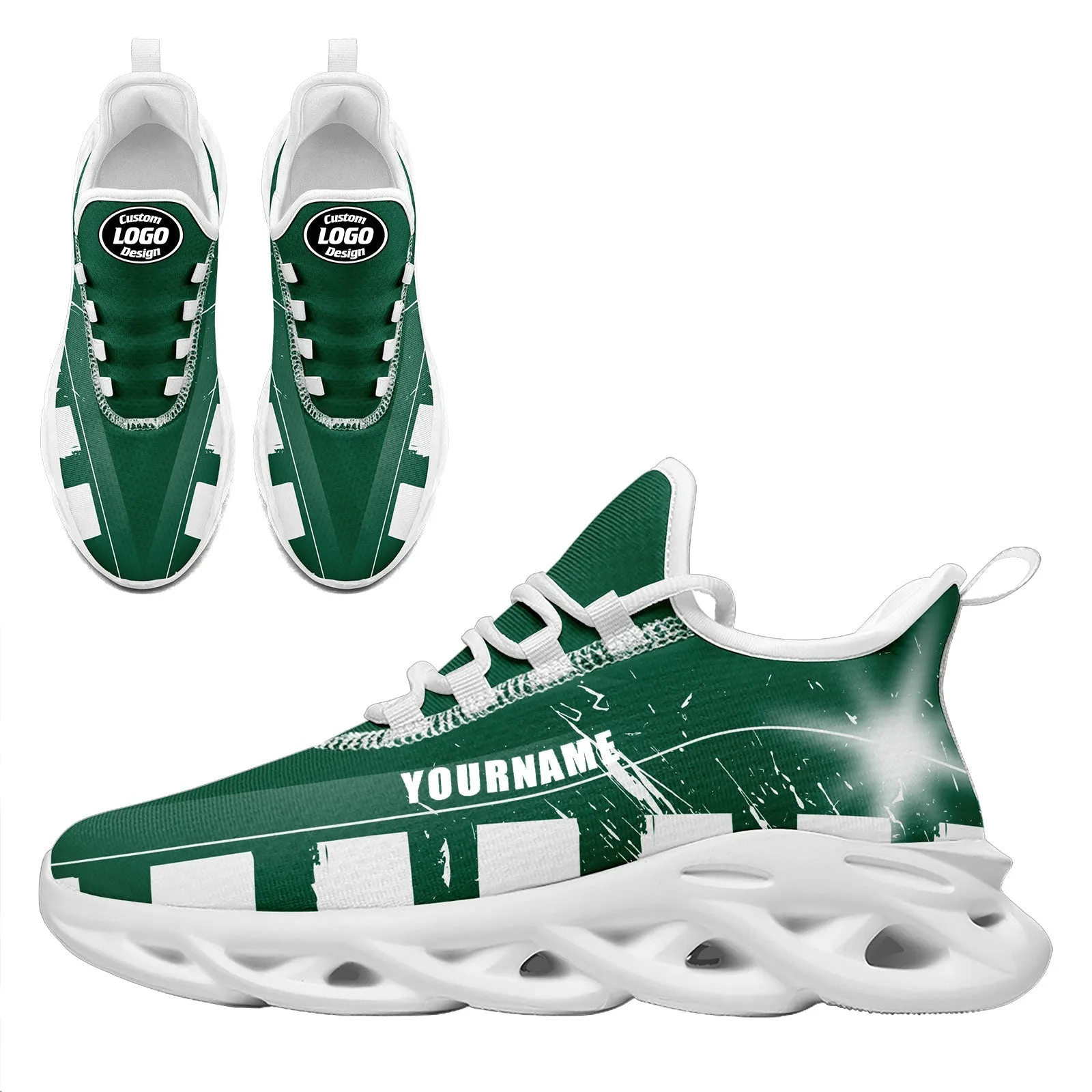 Custom Green White New York Maxsoul Shoes Personalized Sneaker FN003-D020260-28 Custom Online