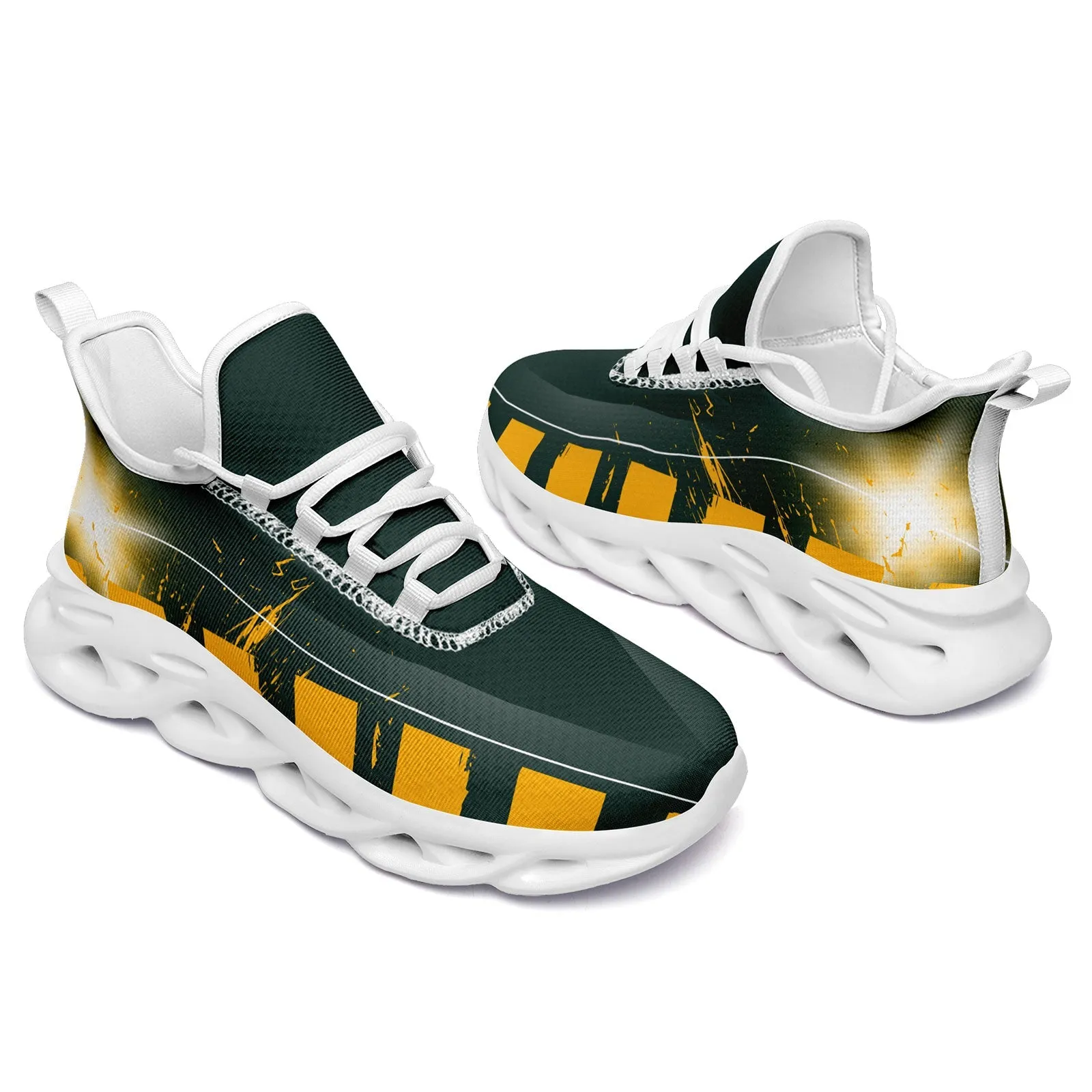 Custom Green Yellow Green Bay Maxsoul Shoes Personalized Sneaker FN003-D020260-13 Custom Online