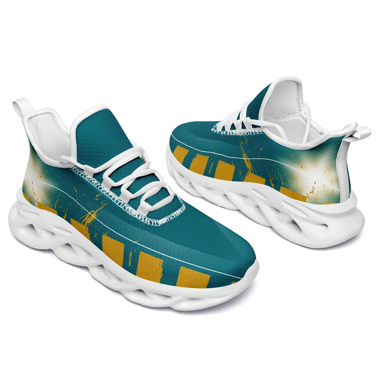 Custom Green Yellow Jacksonville Maxsoul Shoes Personalized Sneaker FN003-D020260-16 Custom Online