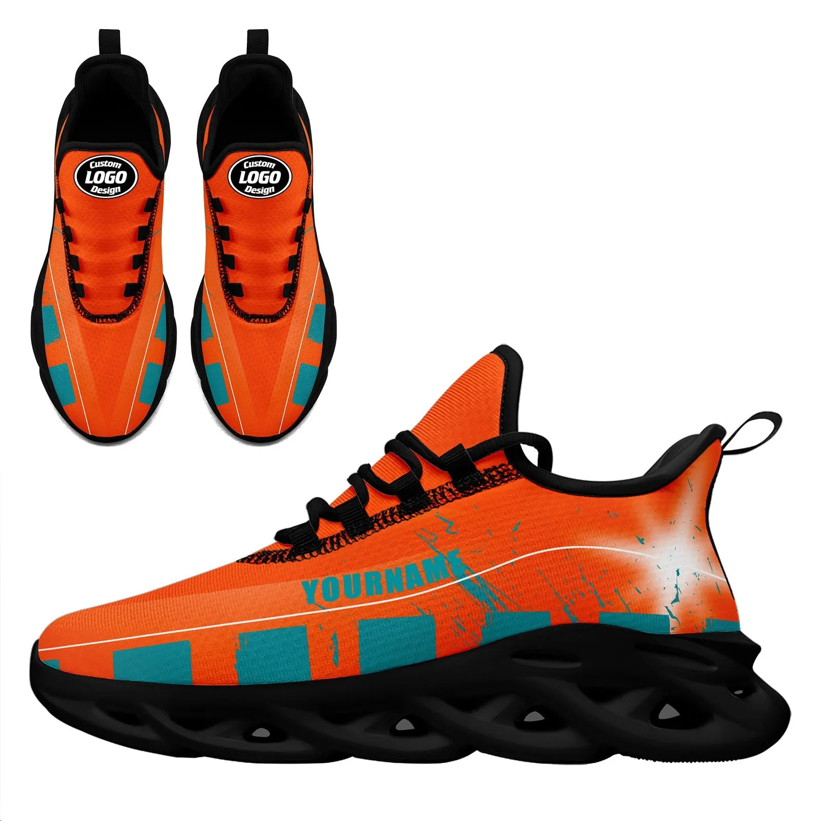 Custom Orange Green Miami Maxsoul Shoes Personalized Sneaker FN003-D020260-24 Custom Online