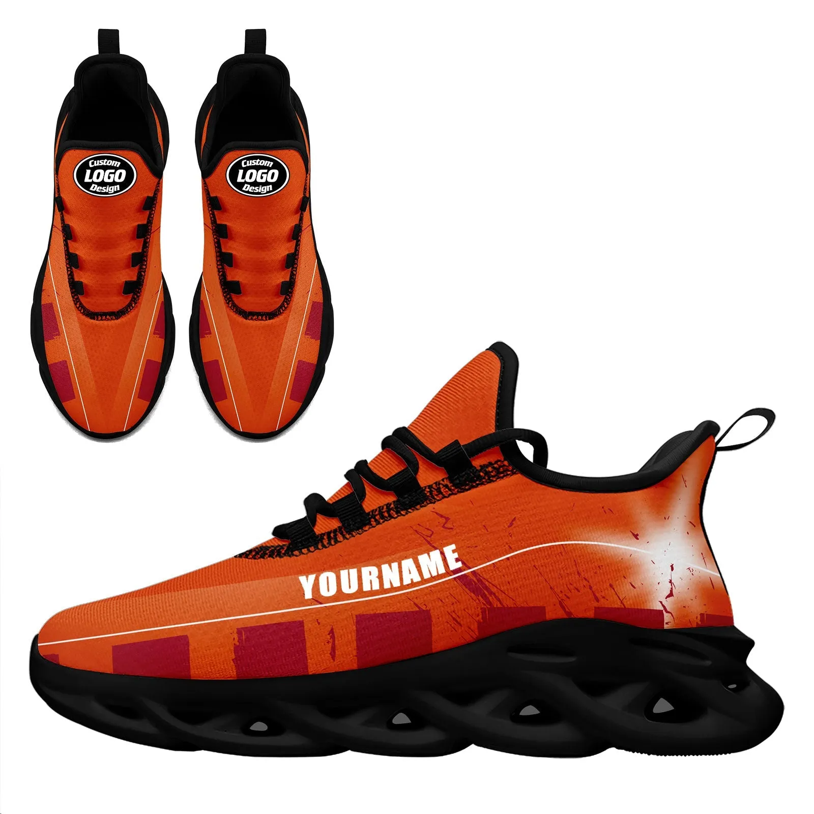 Custom Orange Red Tampa Bay Maxsoul Shoes Personalized Sneaker FN003-D020260-29 Custom Online