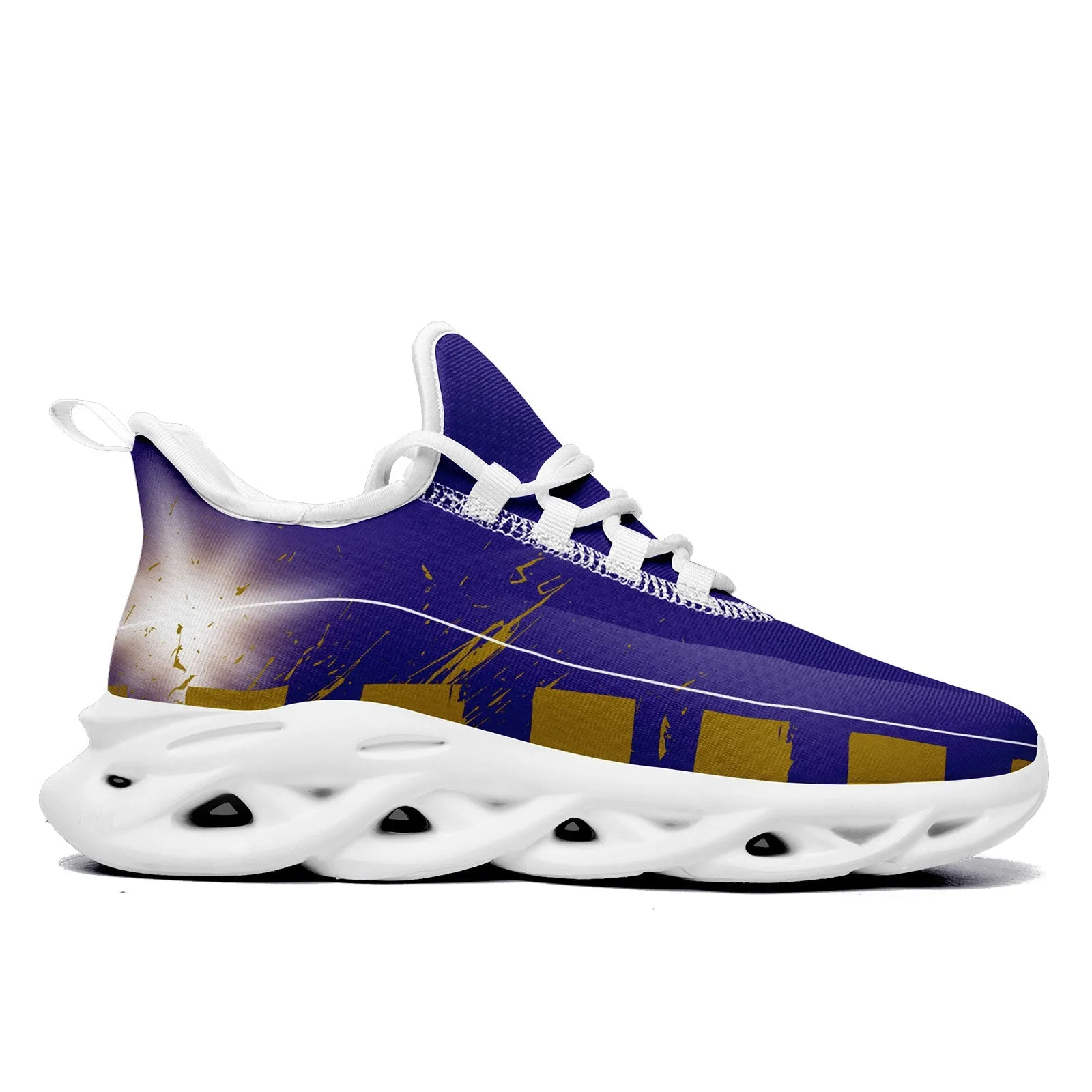 Custom Purple Yellow Baltimore Maxsoul Shoes Personalized Sneaker FN003-D020260-2 Custom Online