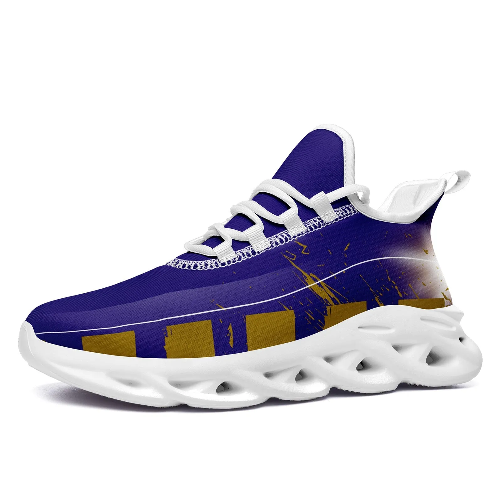 Custom Purple Yellow Baltimore Maxsoul Shoes Personalized Sneaker FN003-D020260-2 Custom Online