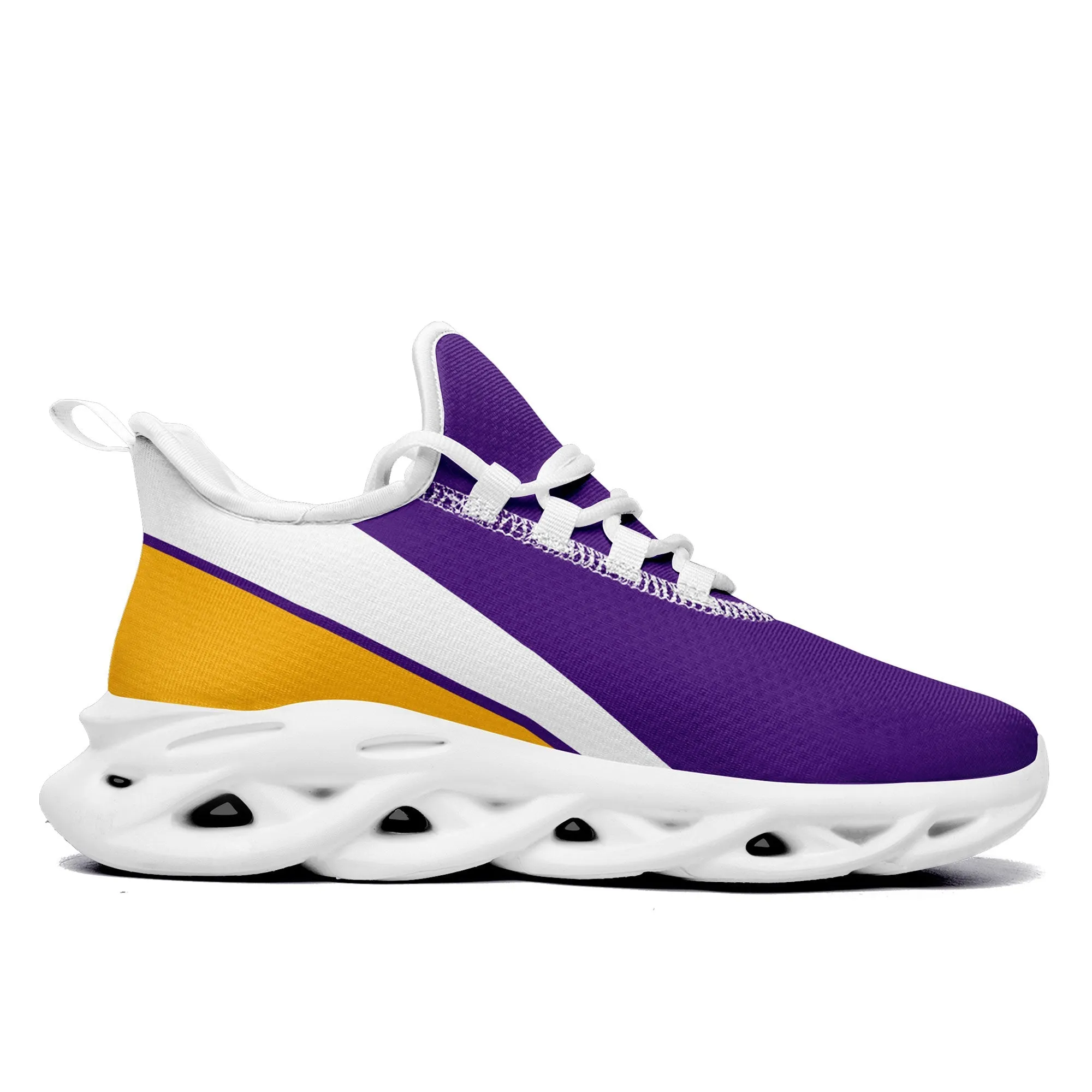 Custom Purple Yellow Jersey MaxSoul Shoes and Hat Combo Offer Personalized ZH-bd0b007e-8