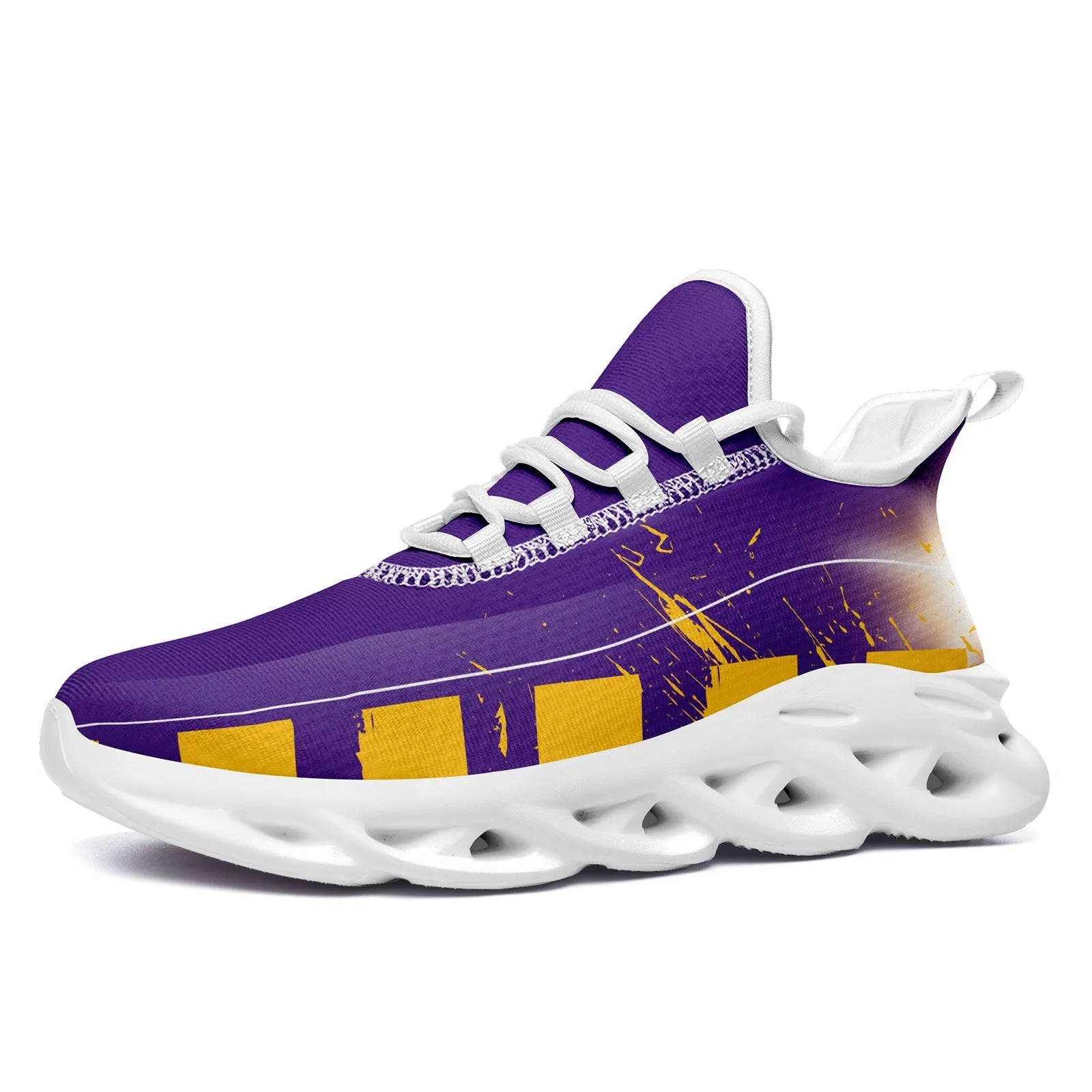 Custom Purple Yellow Minnesota Maxsoul Shoes Personalized Sneaker FN003-D020260-17 Custom Online