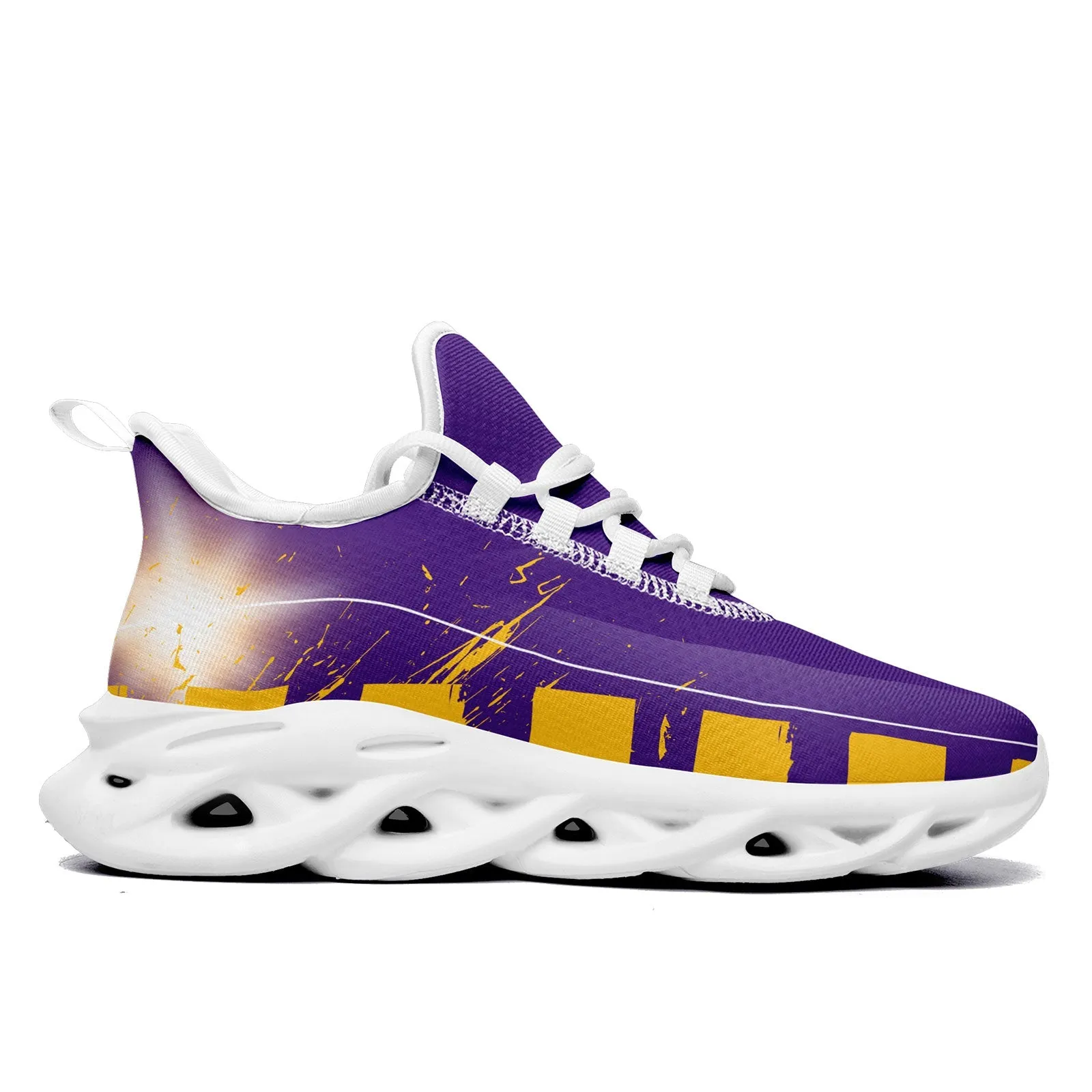 Custom Purple Yellow Minnesota Maxsoul Shoes Personalized Sneaker FN003-D020260-17 Custom Online