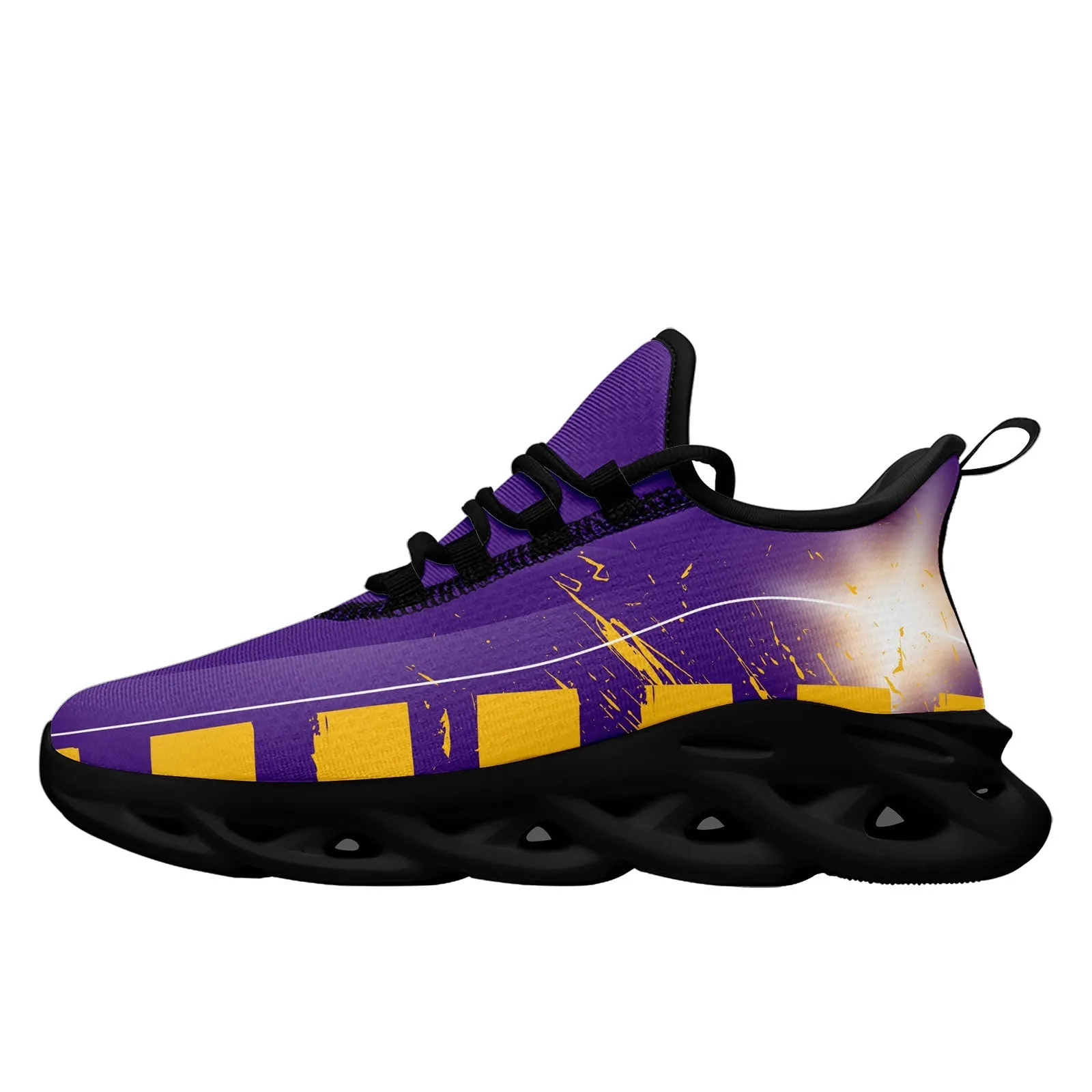 Custom Purple Yellow Minnesota Maxsoul Shoes Personalized Sneaker FN003-D020260-17 Custom Online