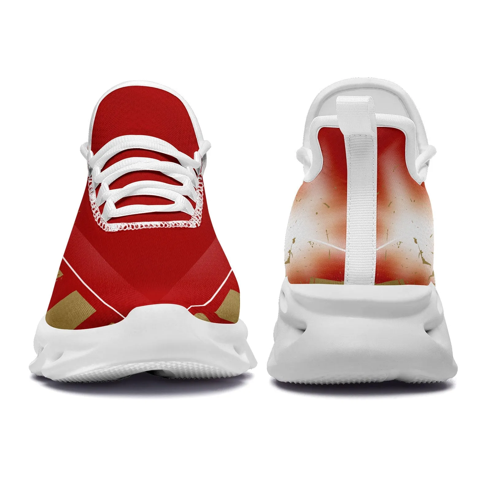 Custom Red Yellow San Francisco Maxsoul Shoes Personalized Sneaker FN003-D020260-25 Custom Online