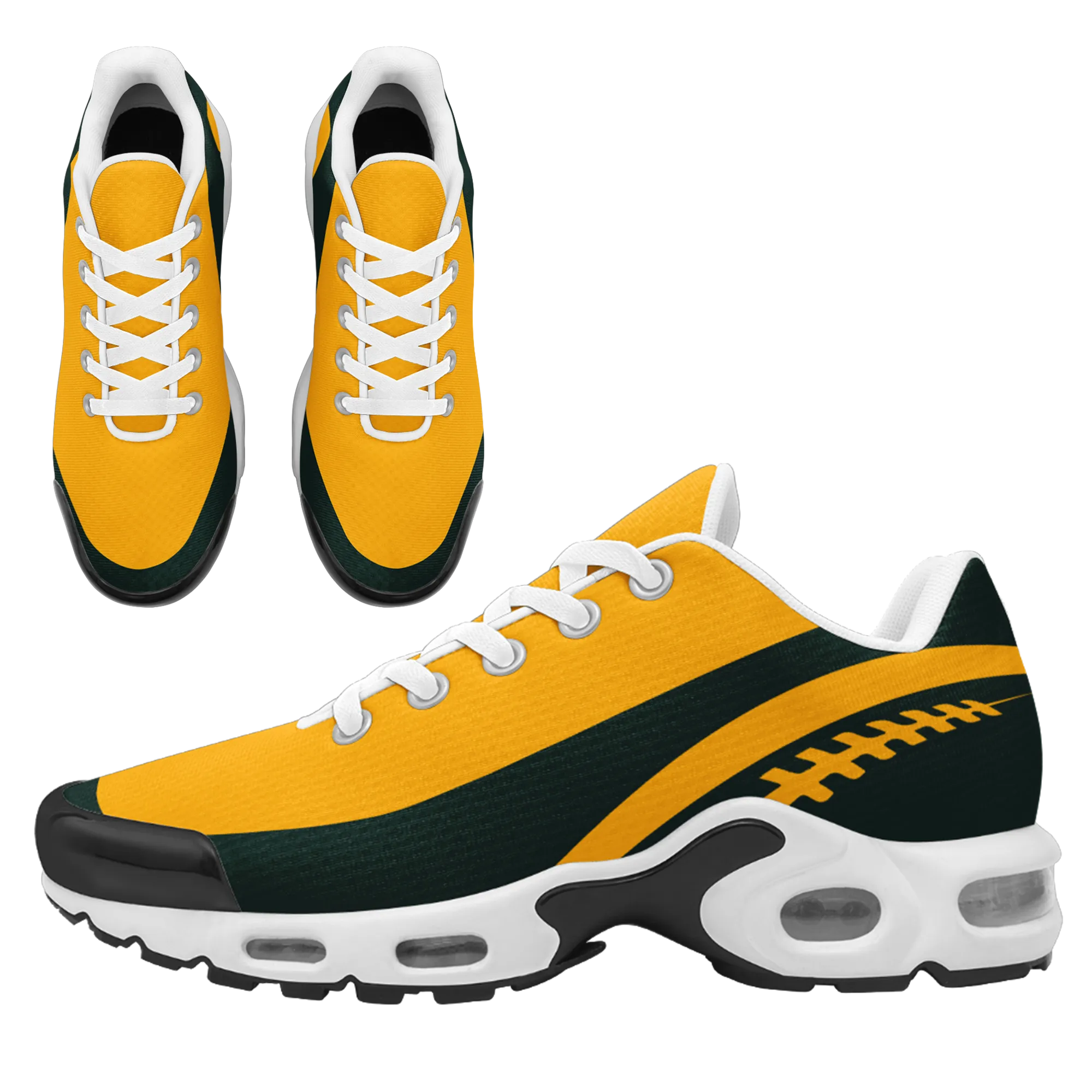 Custom Yellow Black TN Shoes Personalized Sneakers TN-D020077-13