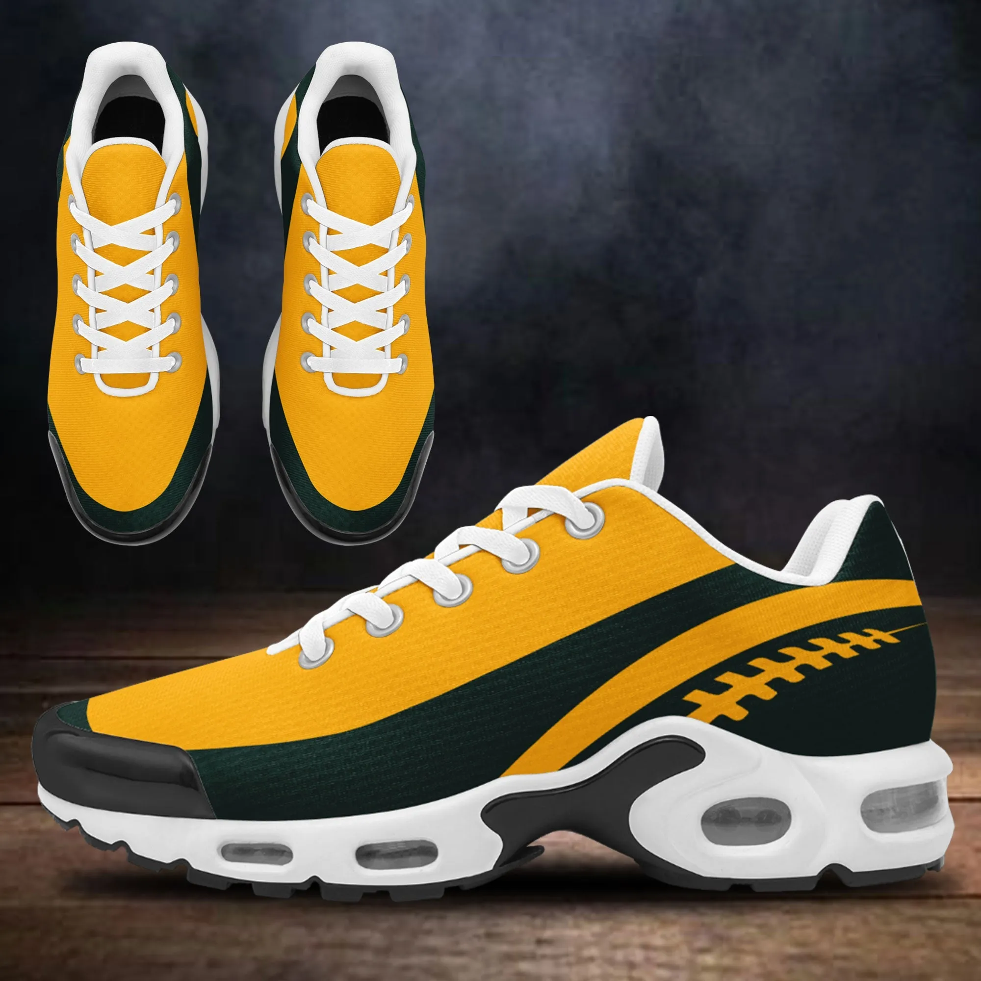 Custom Yellow Black TN Shoes Personalized Sneakers TN-D020077-13