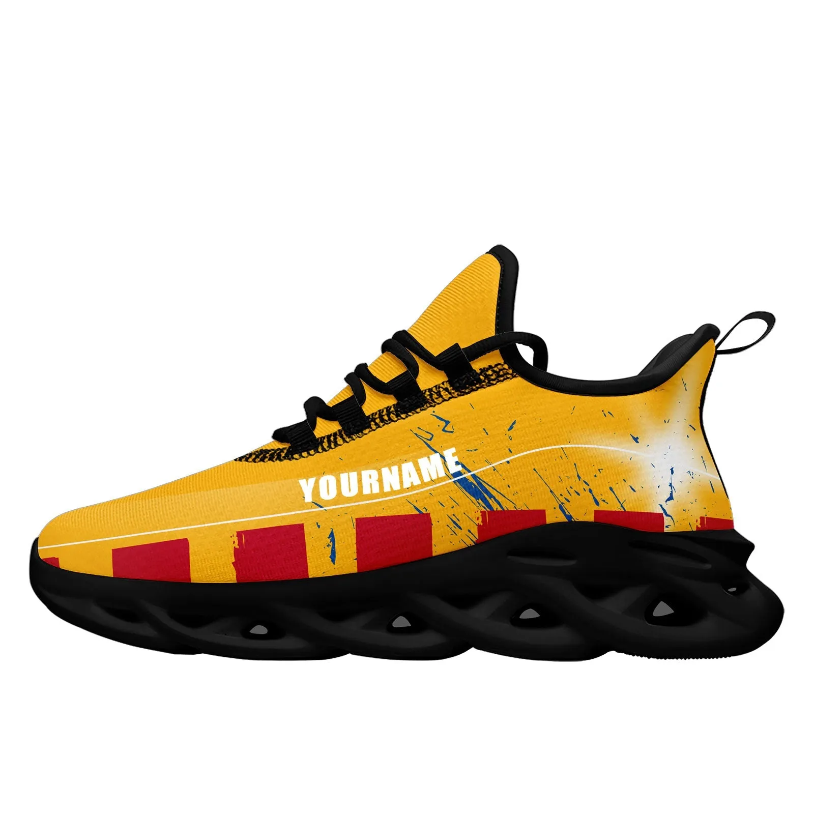 Custom Yellow Red Blue Pittsburgh Maxsoul Shoes Personalized Sneaker FN003-D020260-30 Custom Online