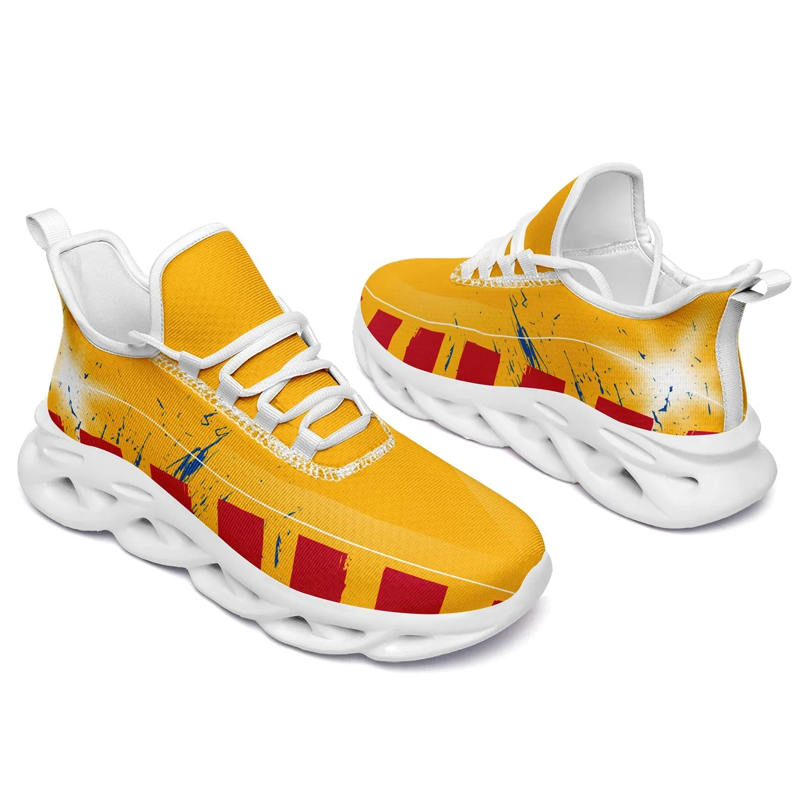 Custom Yellow Red Blue Pittsburgh Maxsoul Shoes Personalized Sneaker FN003-D020260-30 Custom Online