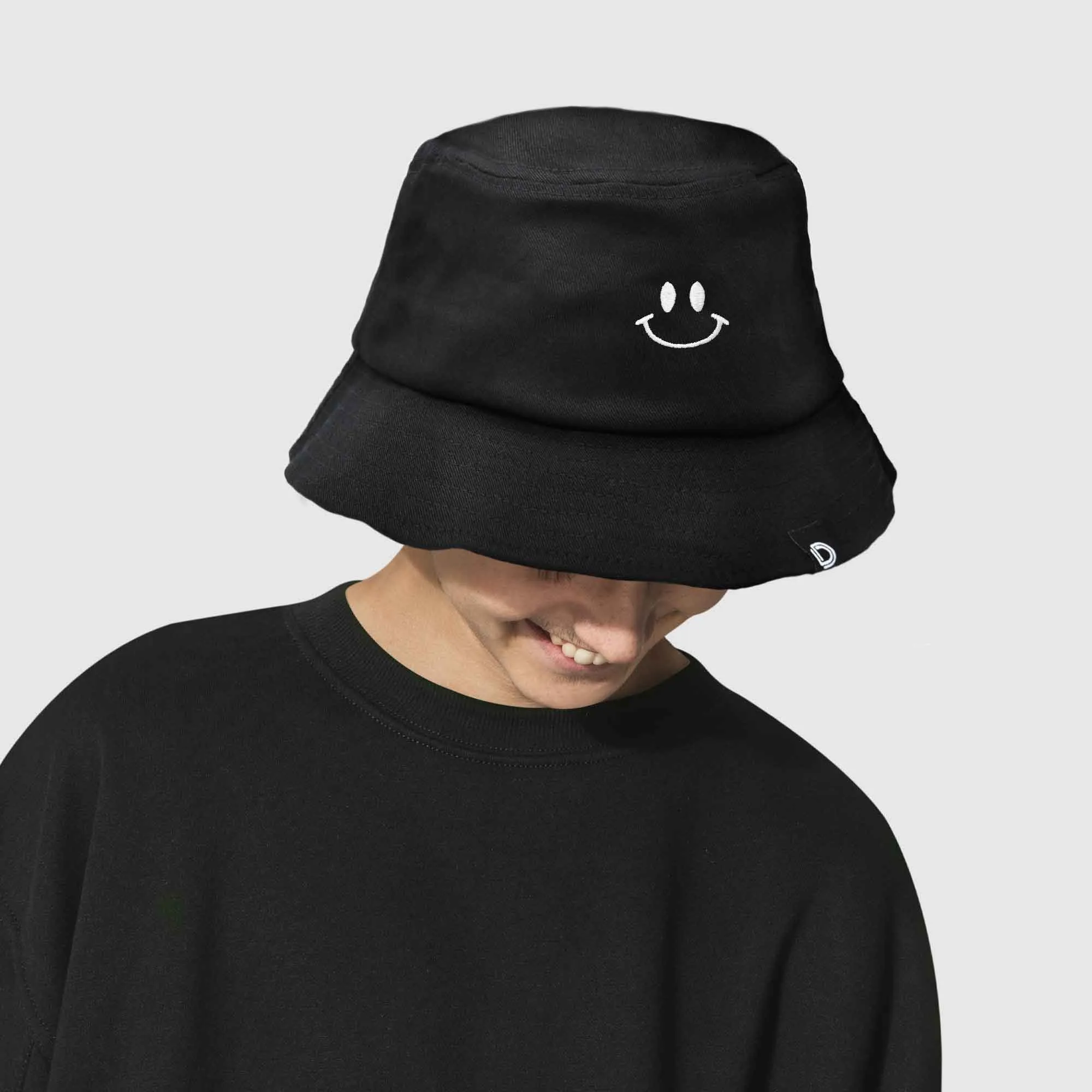 Dalix Smile Face Bucket Hat