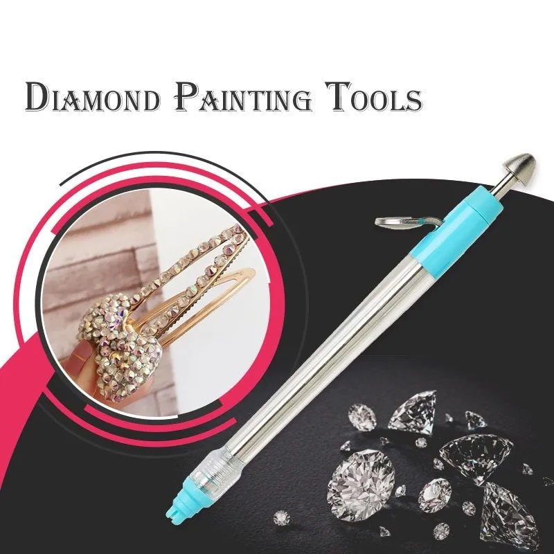 Diamond Painting Drill Pen   2000 Crystals Set - DIY Drilling Accessory Kit - Personalized Gift Art Supply