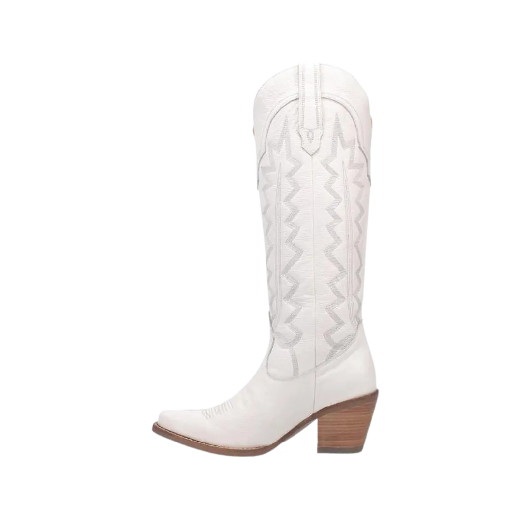 Dingo Women's High Cotton White Boot