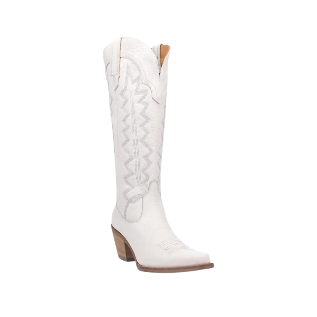 Dingo Women's High Cotton White Boot