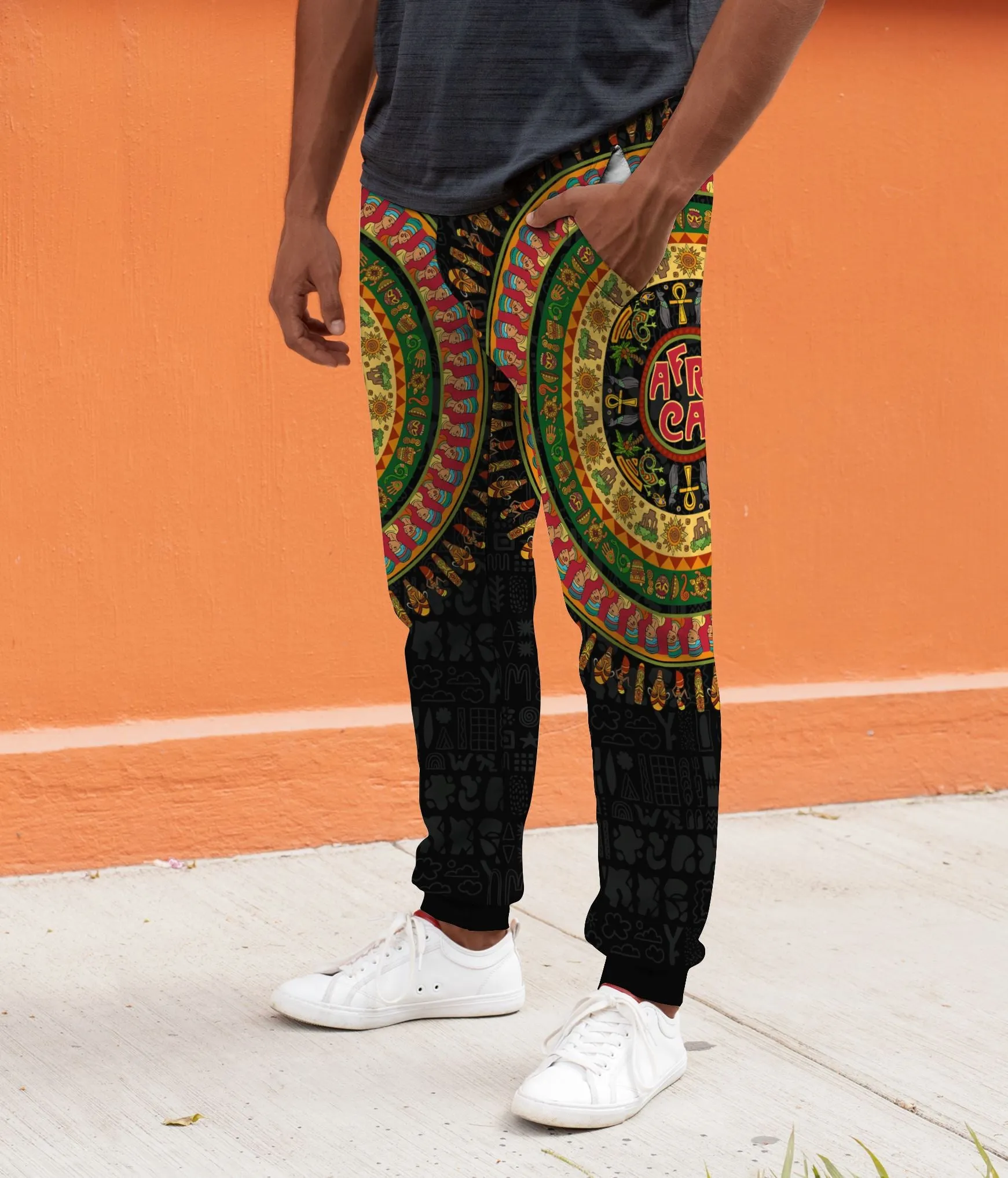 Doodle African Elements Joggers