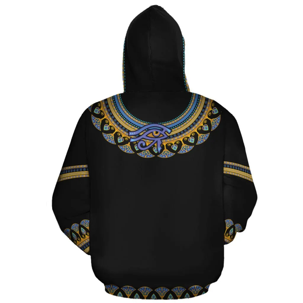 Egyptian Ankh Ft Eye Of Ra All-over Hoodie And Joggers Set