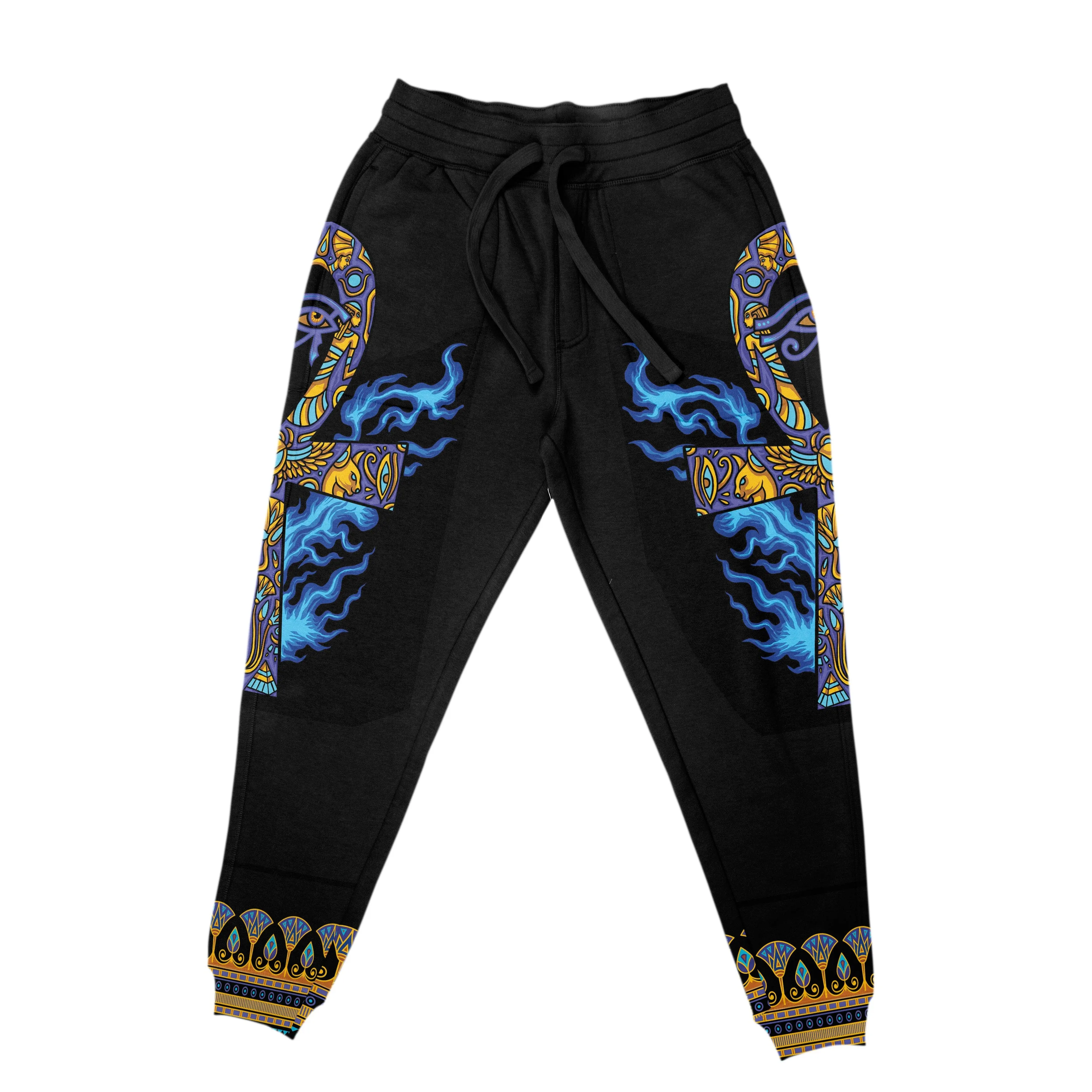 Egyptian Ankh Ft Eye Of Ra All-over Hoodie And Joggers Set