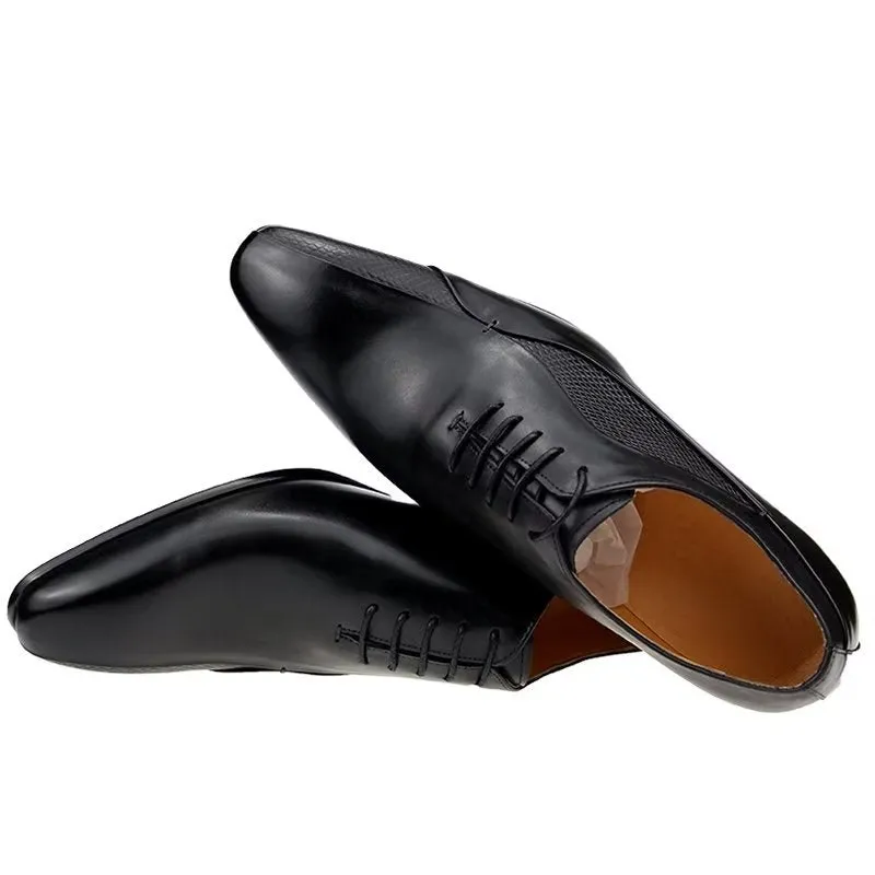 Elegant Brogue Nuptial Oxford Leather Shoes