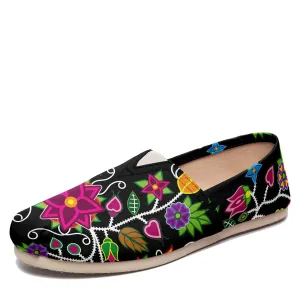 Floral Beadwork Slip On