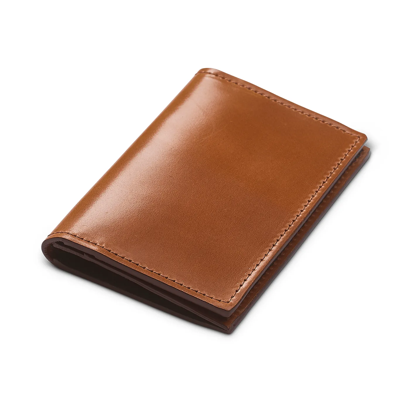 Folded Card Case Whisky Cordovan