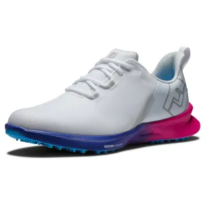 FootJoy Fuel Men's Golf Shoes 55455 - White/Pink/Blue (Previous Season Style)