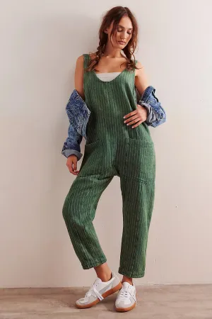 Free People We The Free High Roller Escalades Railroad Jumpsuit - ESCALADES STRIPE