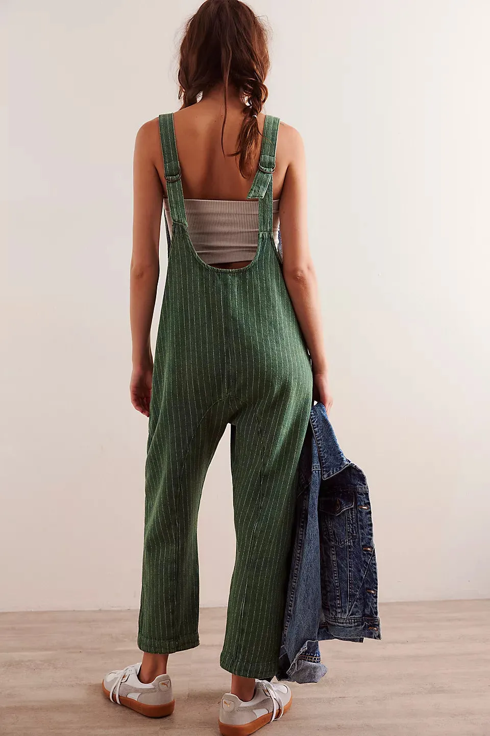 Free People We The Free High Roller Escalades Railroad Jumpsuit - ESCALADES STRIPE