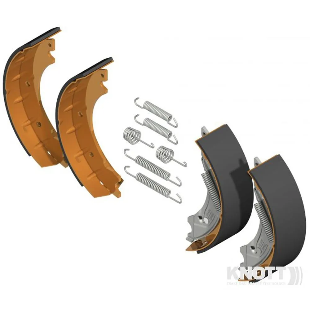 Genuine KNOTT Trailer / Caravan Brake Shoe Full Axle Set 200 x 50mm