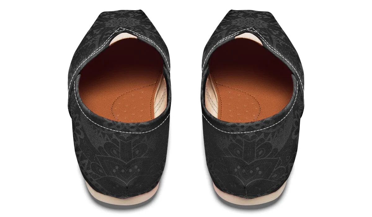 Ghost Mandala Casual Slip on Shoes