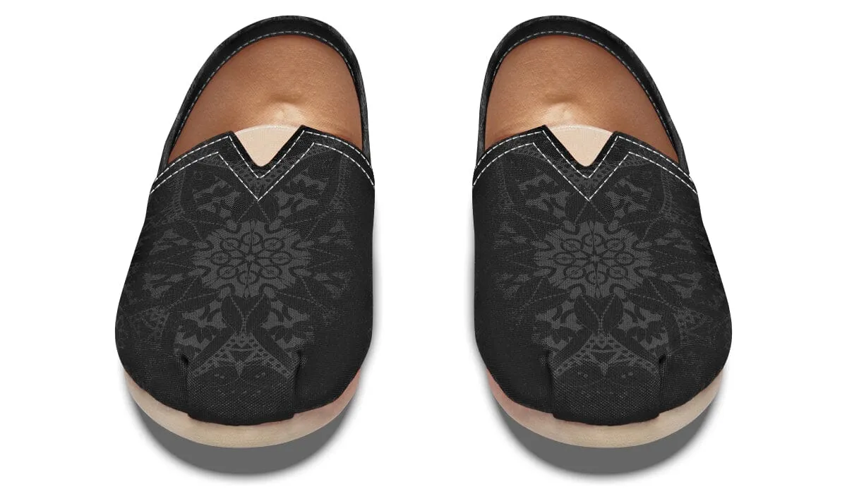 Ghost Mandala Casual Slip on Shoes